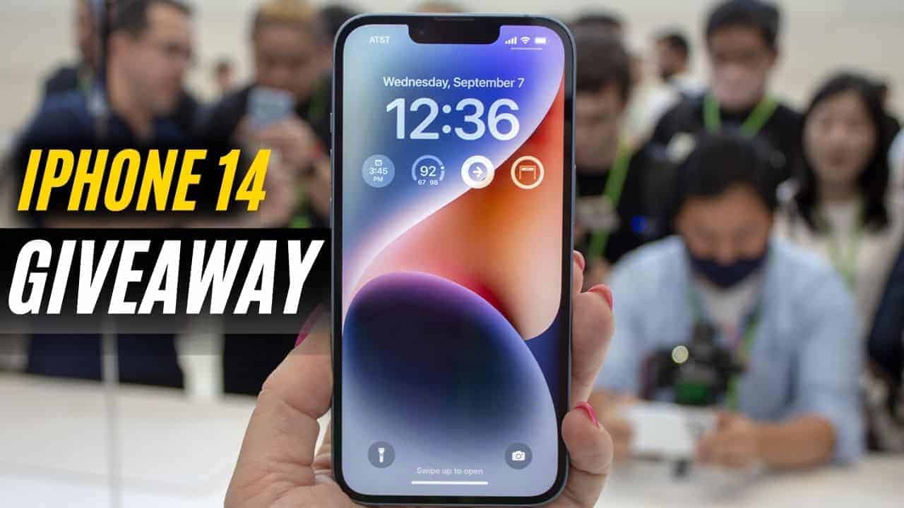 iPhone 14 Giveaway post
