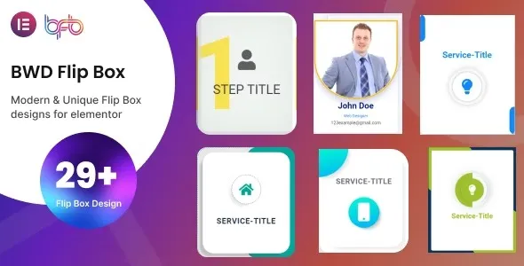 Download BWD Flip Box – Addon for elementor v2.4 Free