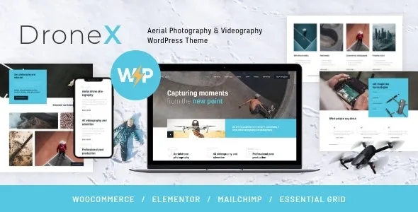 DroneX – Aerial Photography & Videography WordPress Theme
