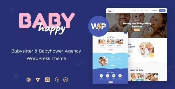 Happy Baby 1.2.11 – Nanny & Babysitting Services WordPress Theme