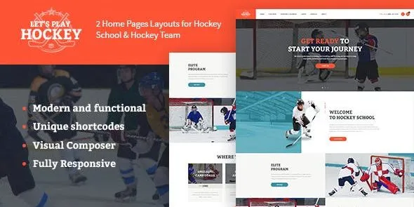 Let’s Play – Hockey School & Sport WordPress Theme