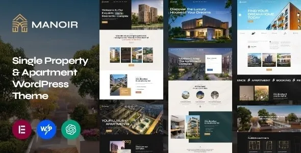 Manoir – Single Property & Apartment WordPress Theme
