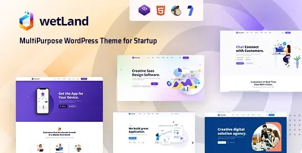 Wetland – MultiPurpose WordPress Theme for Startup
