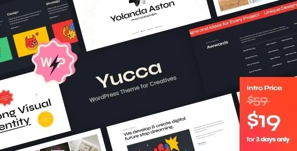 Yucca – WordPress Theme for Creatives