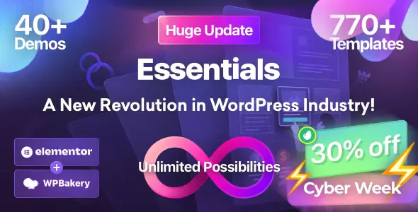 Essentials Multipurpose WordPress Theme