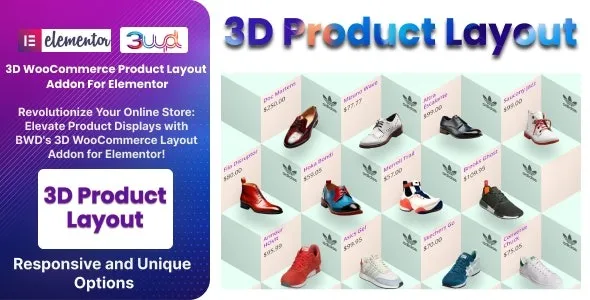 BWD 3D WooCommerce Product Layout - Addon For Elementor