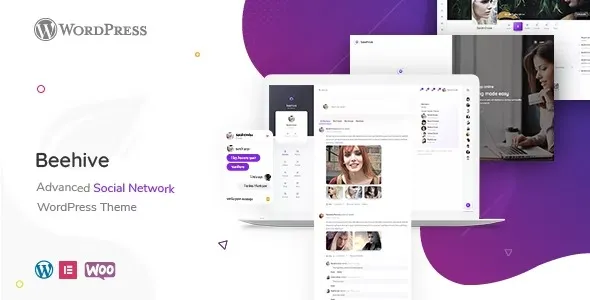 Beehive– Social Network WordPress Theme