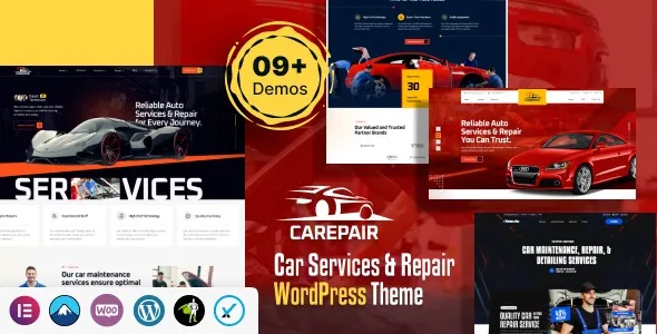 Carepair- Car Service & Auto Repair WordPress Theme
