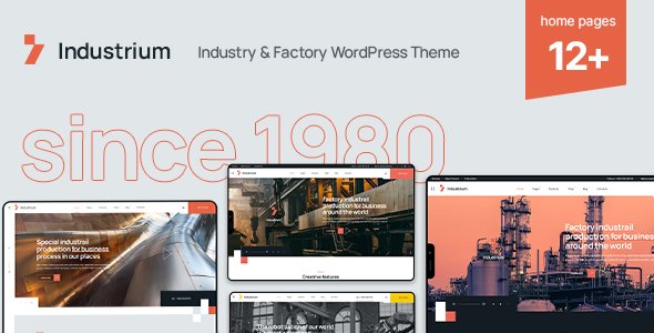 Industrium Industry & Factory WordPress Theme