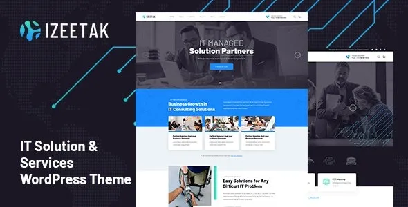 Izeetak - IT Solutions & Services WordPress Theme