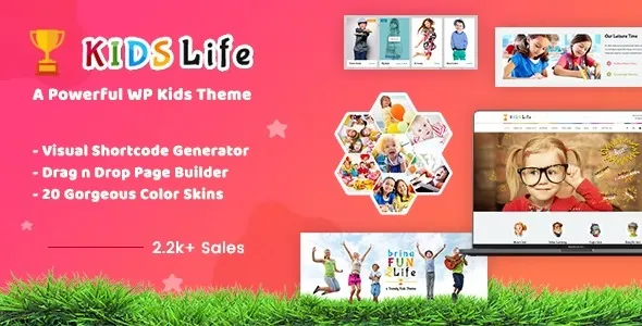 Kids Life - Children WordPress Theme