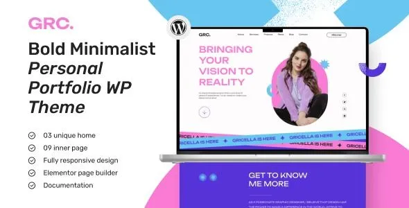 LinkGrace– Creative Portfolio WordPress Theme