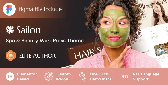 Sailon - Spa & Beauty Salon WordPress Theme