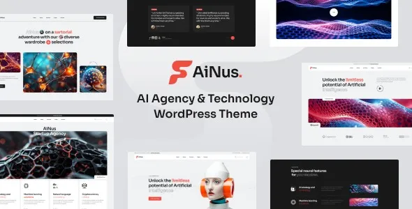 Ainus - AI Agency & Technology WordPress Theme