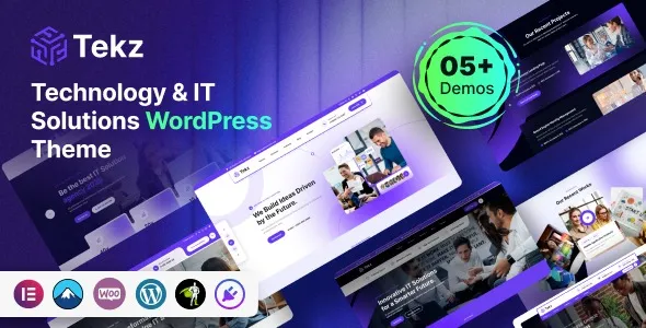 Tekz - Technology & IT Solutions WordPress Theme