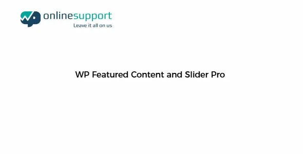 WP OnlineSupport WP Featured Content and Slider Pro