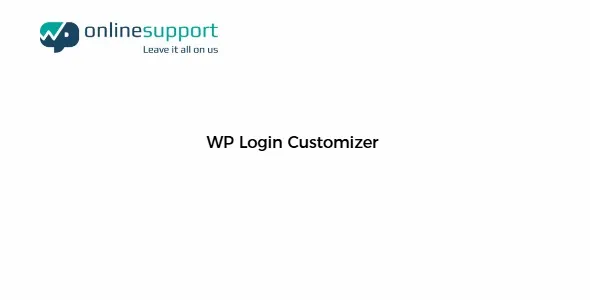 WP OnlineSupport WP Login Customizer