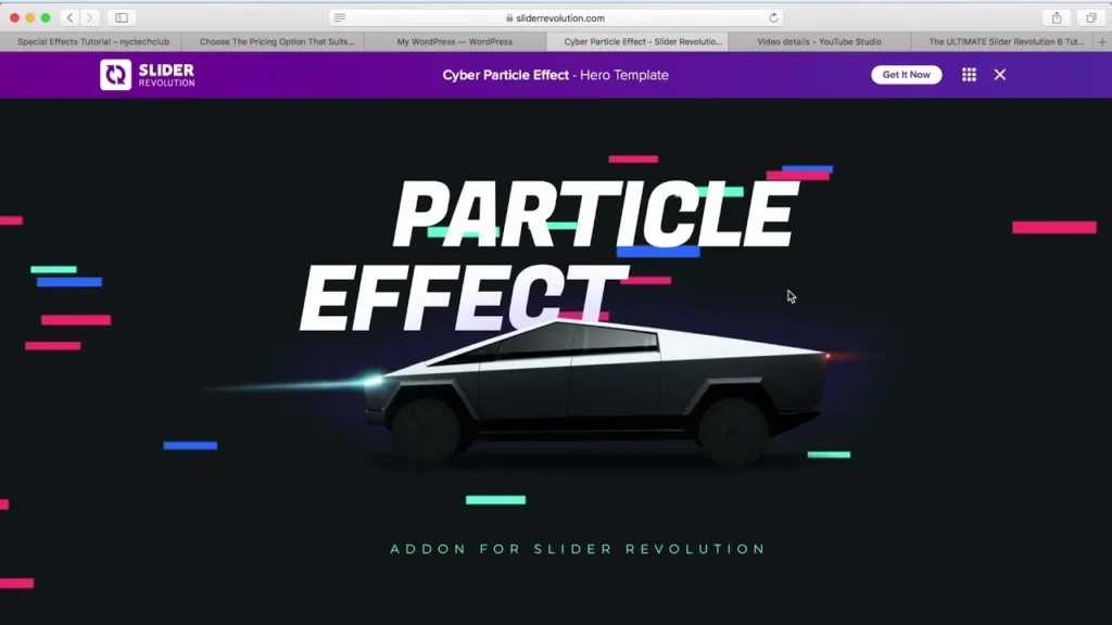 Slider Revolution Add-On Particles