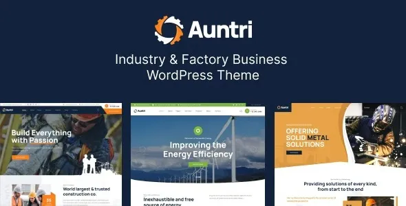 Auntri – Industry & Factory WordPress Theme