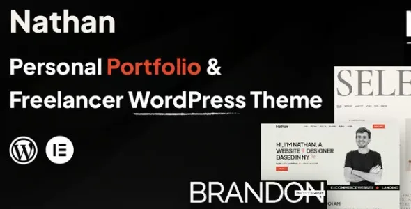 Nathan - Personal Portfolio WordPress Theme