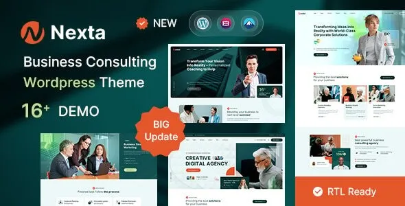 Nexta - Business Consulting Wordpress Theme
