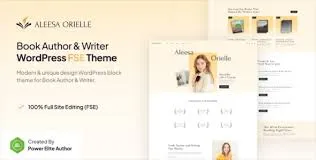 Aleesa – Book Author & Writer Gutenverse FSE WordPress Theme
