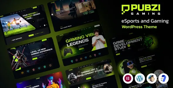 Pubzi – eSports and Gaming WordPress Theme