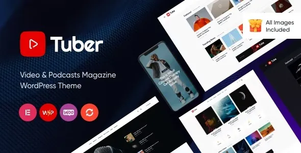 Tuber – Video Blog & Podcast WordPress Theme