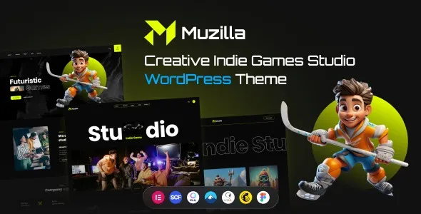 Muzilla - Creative Indie Game Studios WordPress Theme