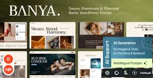 Banya – Sauna, Hammam & Thermal Baths WordPress Theme