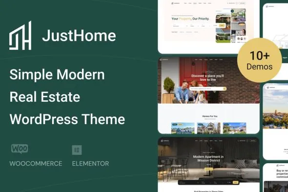 Justhome – Real Estate WordPress Theme