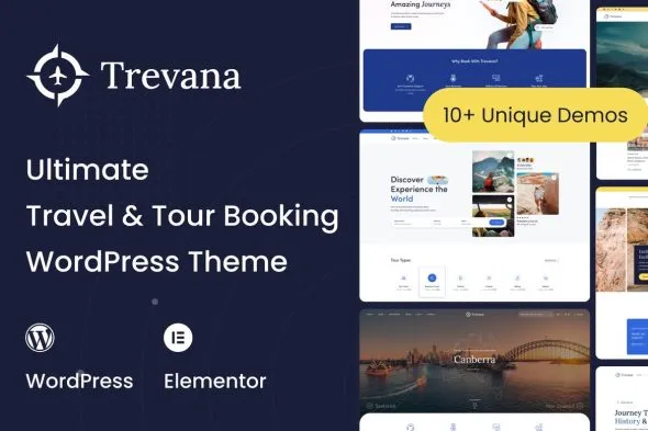 Trevana - Travel & Tour Booking WordPress Theme