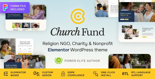Church Fund - Religion, NGO & Charity WordPress Theme