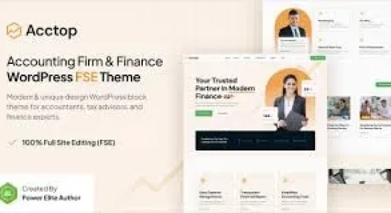 Acctop – Accounting Firm & Finance FSE WordPress Theme