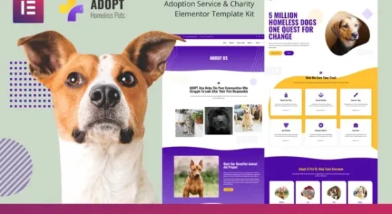 Adopt – Adoption Service & Charity Elementor Template Kit