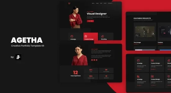 Agetha – Creative Portfolio Template Kit