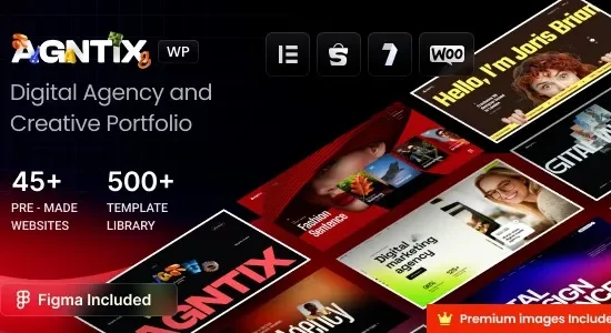 Agntix – Digital Agency & Creative Portfolio WordPress Theme