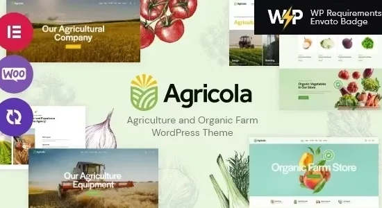 Agricola 1.12 – Agriculture and Organic Farm WordPress Theme