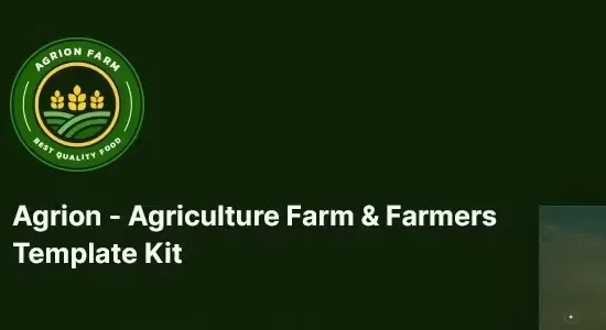 Agrion – Agriculture Farm & Farmers Tem