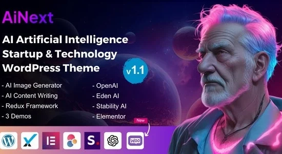 AiNext AI Agency & Startup WordPress Theme