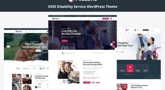 Aidzone – NDIS Disability Service WordPress Theme