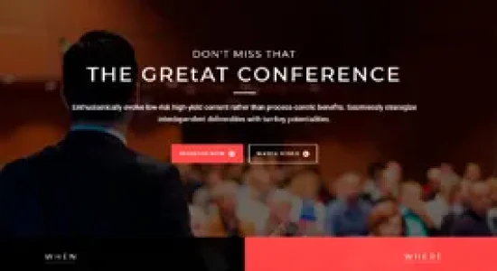 Aleb – Event Landing Page WordPress Theme for Conference Marketing