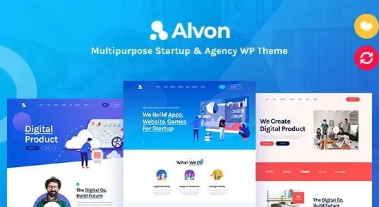 Alvon 2.0.2 – Multipurpose Startup & Agency WordPress Theme