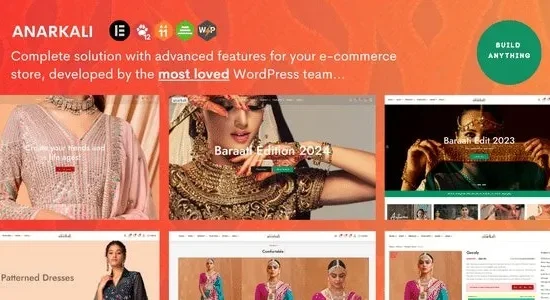 Anarkali - Fashion Shop WooCommerce Elementor Theme