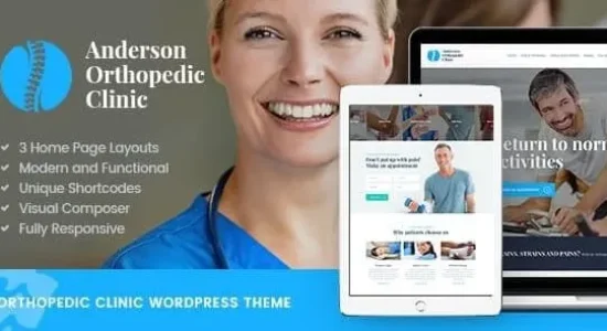 Anderson – Orthopedic Clinic & Medical Center WordPress Theme