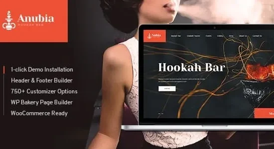 Anubia – Smoking and Hookah Bar WordPress Theme