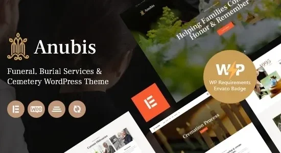 Anubis – Funeral & Burial Services WordPress Theme