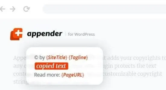 Appender – Copycat Content Protection for WordPress