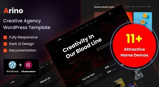 Arino – Creative Agency WordPress Theme