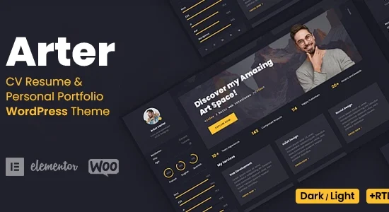 Arter – Resume WordPress Theme